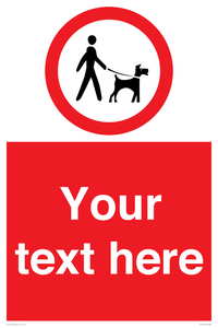 Custom Road regulatory dogs on leads